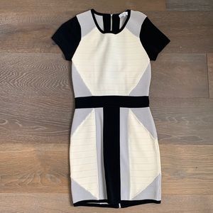 Parker XS color block mini dress!